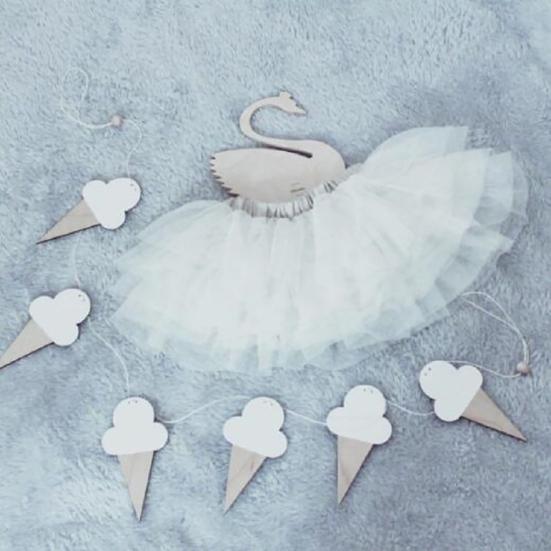 10 st Söt Glassform TräHängen Barnkammare Hem Barn