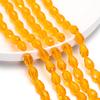 1 Strand 6-12mm Spacer Water Drop Shaped Beads AB Shine Glass Drop Pendant for DIY Earing Bracelet Jewelry Making Accessories