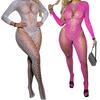 Sexy Lingerie For Women Naughty Fishnet Lingerie Set Bodysuit Teddy Erotic Mesh Women’S  Crotchless Bodystocking