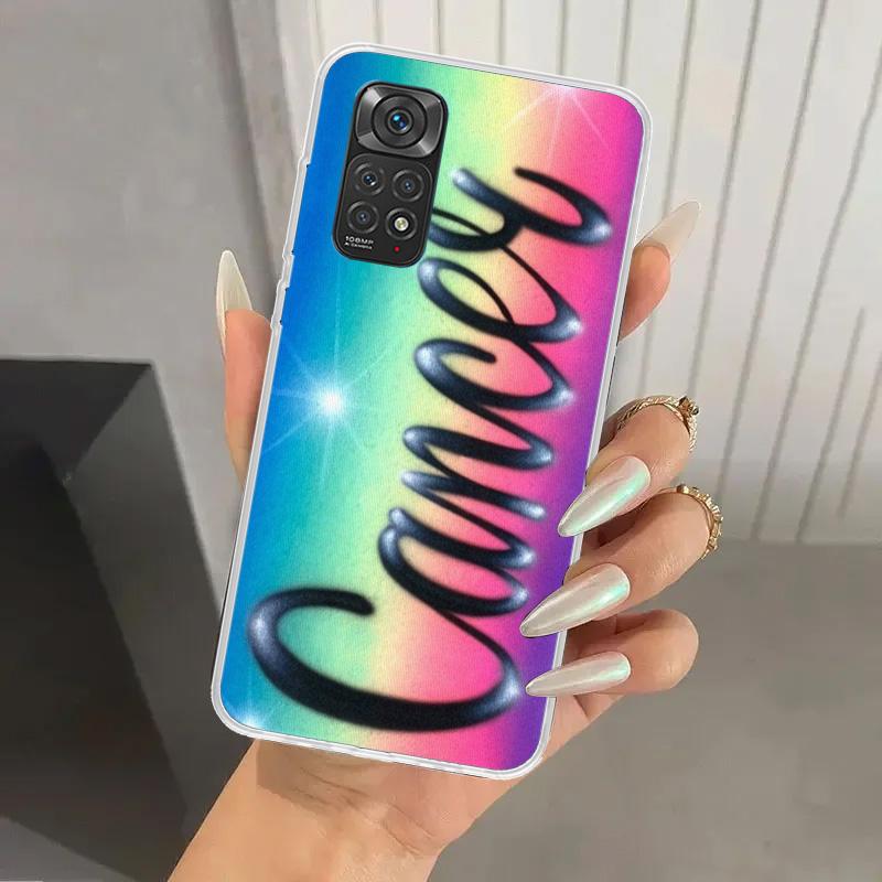Aries Leo Libra Pisces Virgo Capricorn Phone Case for Xiaomi Redmi Note 15 14 14S 13 12S 12 Pro 11S 11 Plus 11T 11E 10S Soft Fun