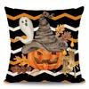 Halloween Party  Spooky Decorative Pillow Covers Pattern Cushion Cover Suitable For Sofa Bedroom Car Pillow Cover