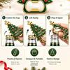 Magnetic Fridge Decor Christmas Tree Bottle Opener, Refrigerator Magnet, Heavy Duty Holiday Kitchen Tools Metal Beer Opener for Kitchen, Party Favors