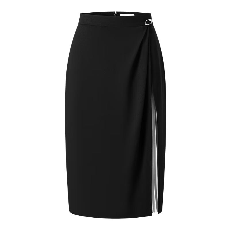 PORTS Women's Patchwork Beaded Midi Skirt