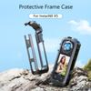 Protective Frame Case for Insta161 X1 With Cold Shoe Mount Compatible Anti Fall Plastic Frame for Insta161 X1 Camera Accessorie