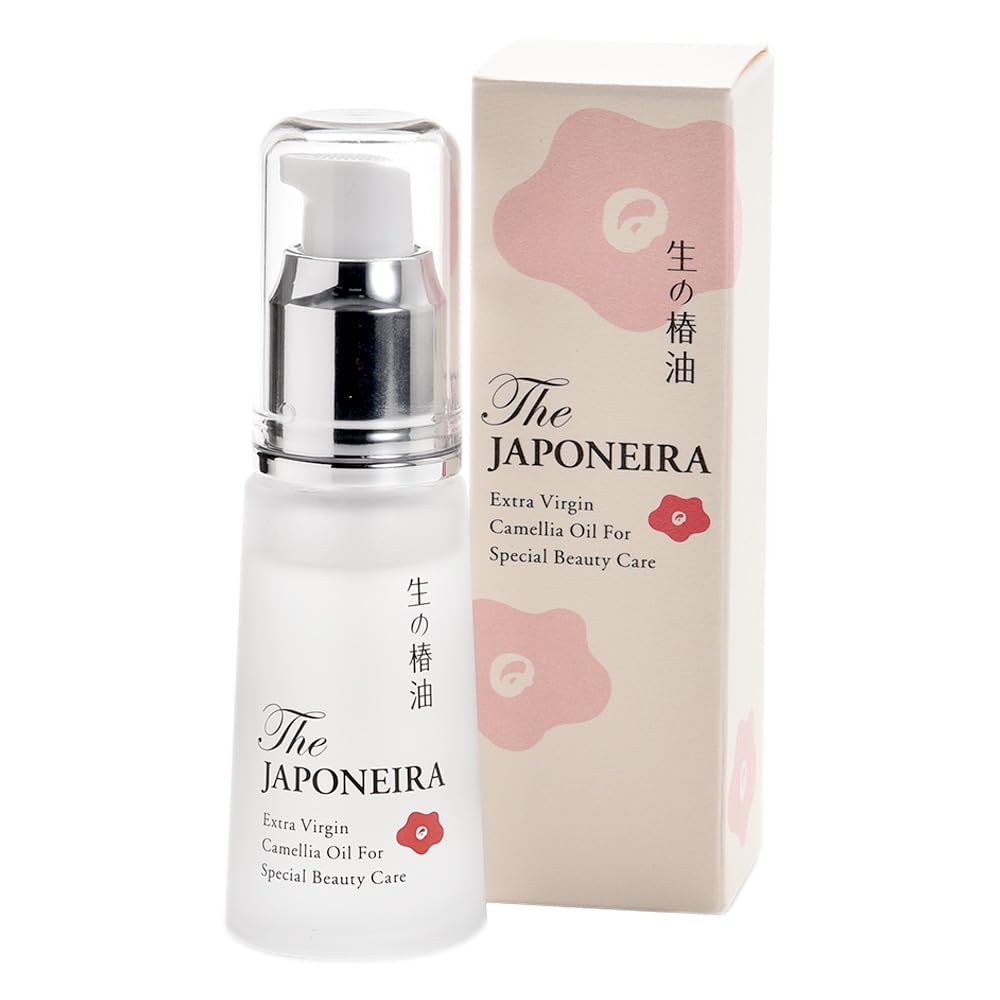 The JAPONEIRA  Raw Camellia Oil  30ml - Made in Japan, Unheated, Extra Virgin Camellia Oil, Oshima Island, Moisturizing, for Face, Skin, Hair, and Who