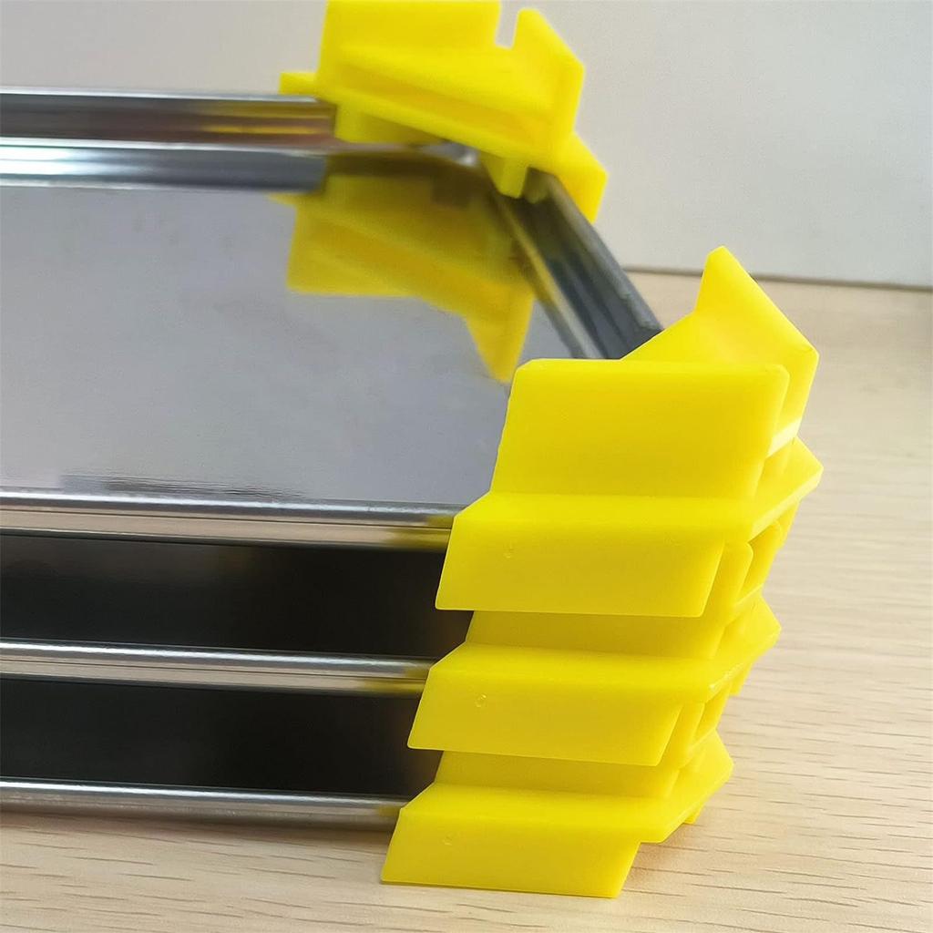 12Pcs Durable Tray Stacker for Freeze Dryer Tray Storage Durable Stacker Stackable Trays Organizers Storage Holder Rack