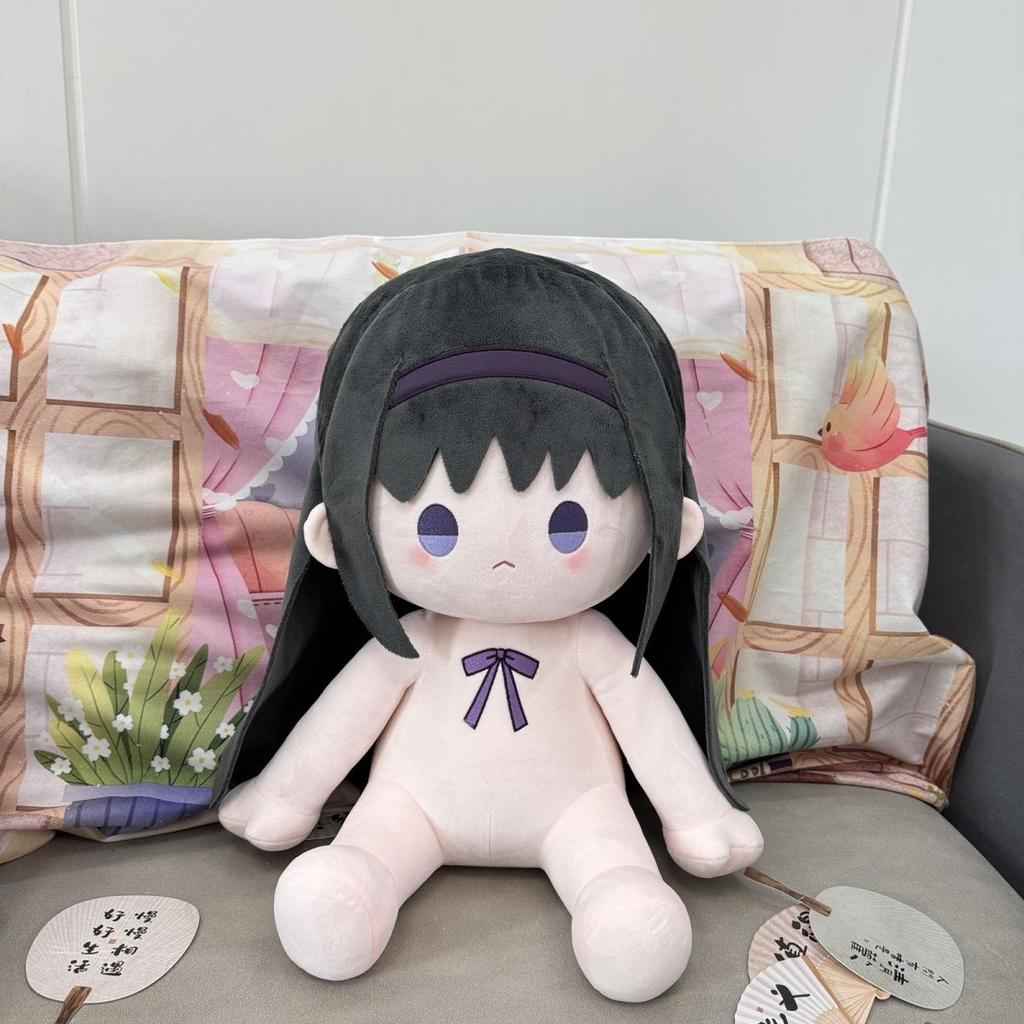 40cm Kaname Madoka Plush Doll Cosplay Puella Magi Madoka Magica Akemi Homura Soft Stuffed Toy Pillow for Anime Fans