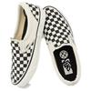 Vans Wsuwane Niskie Buty Skateboardowe Unisex Czarne Białe Trampki VN000CTCKIG