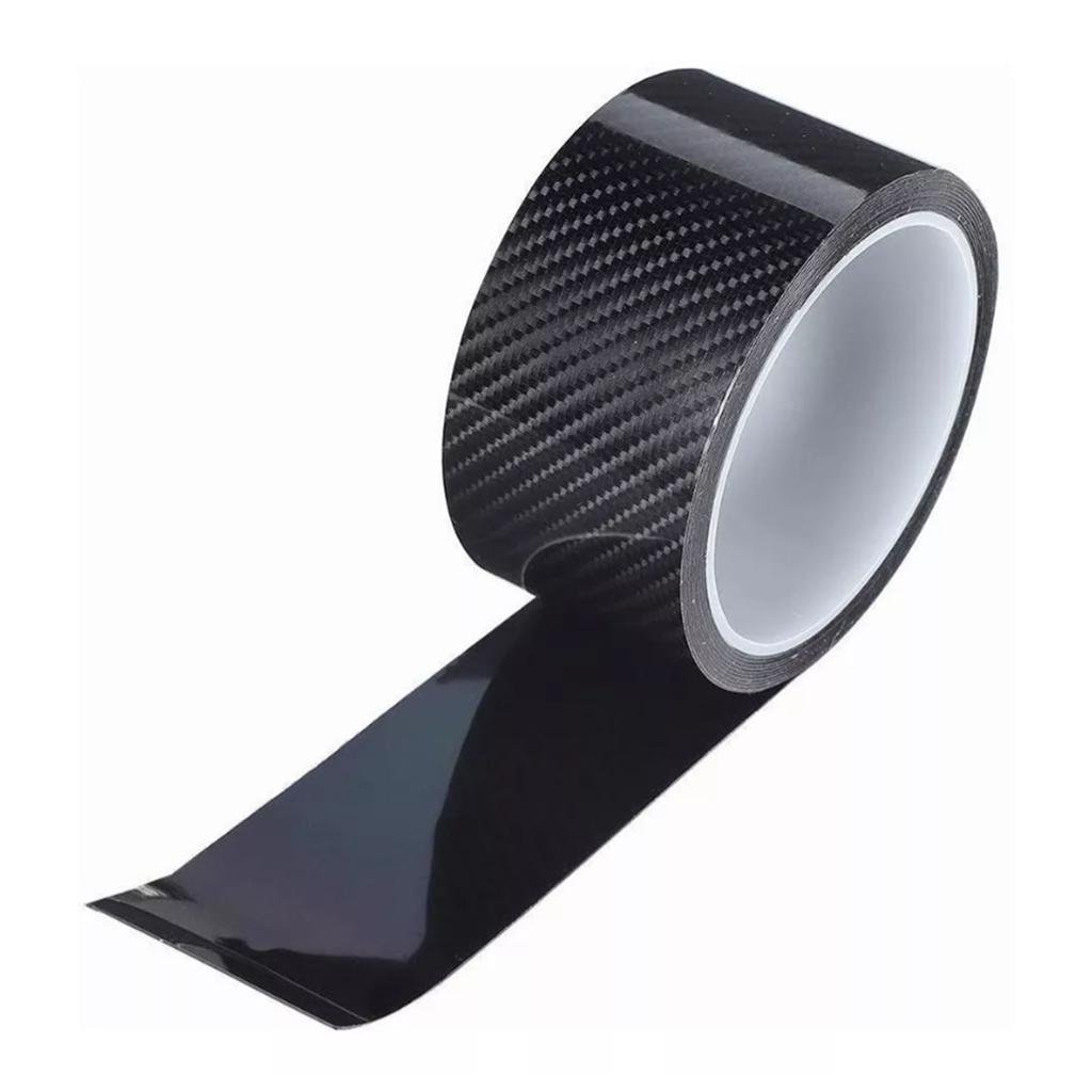 Door Sill Guard Scratch Free Acrylic Carbon Fiber Style Door Edge Protection Film Universal for Car