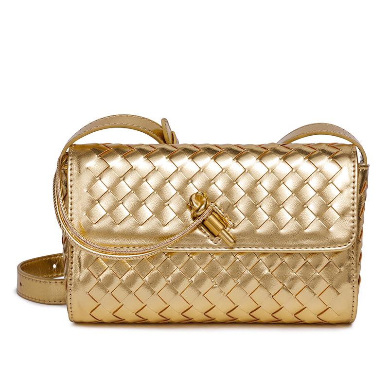 

Y women s bag niche design mini handmade bag trendy simple horizontal shoulder bag small square bag 21*6*13cm