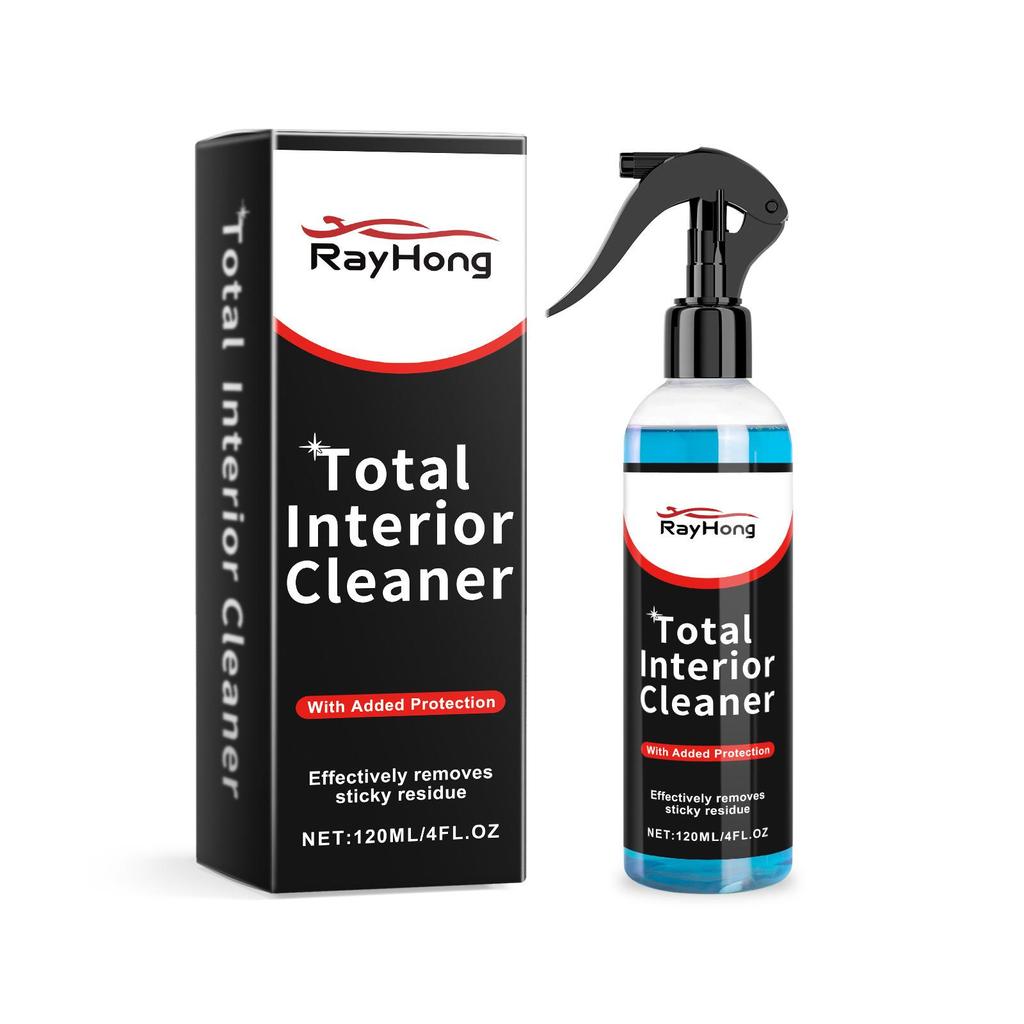 RAYHONG Car Interior Cleaner Car Interior Cleaning Refinishing Leather Fabric Plastic Cleaner