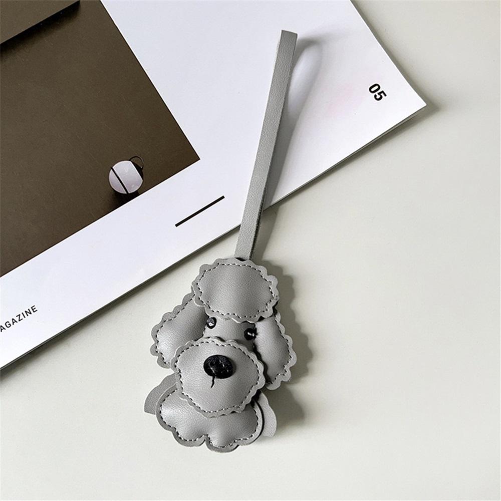 Teddy Dog Pendant Bag Charm Niche Decoration Cute Cartoon Puppy Hanging Accessory Backpack New Car Keychain