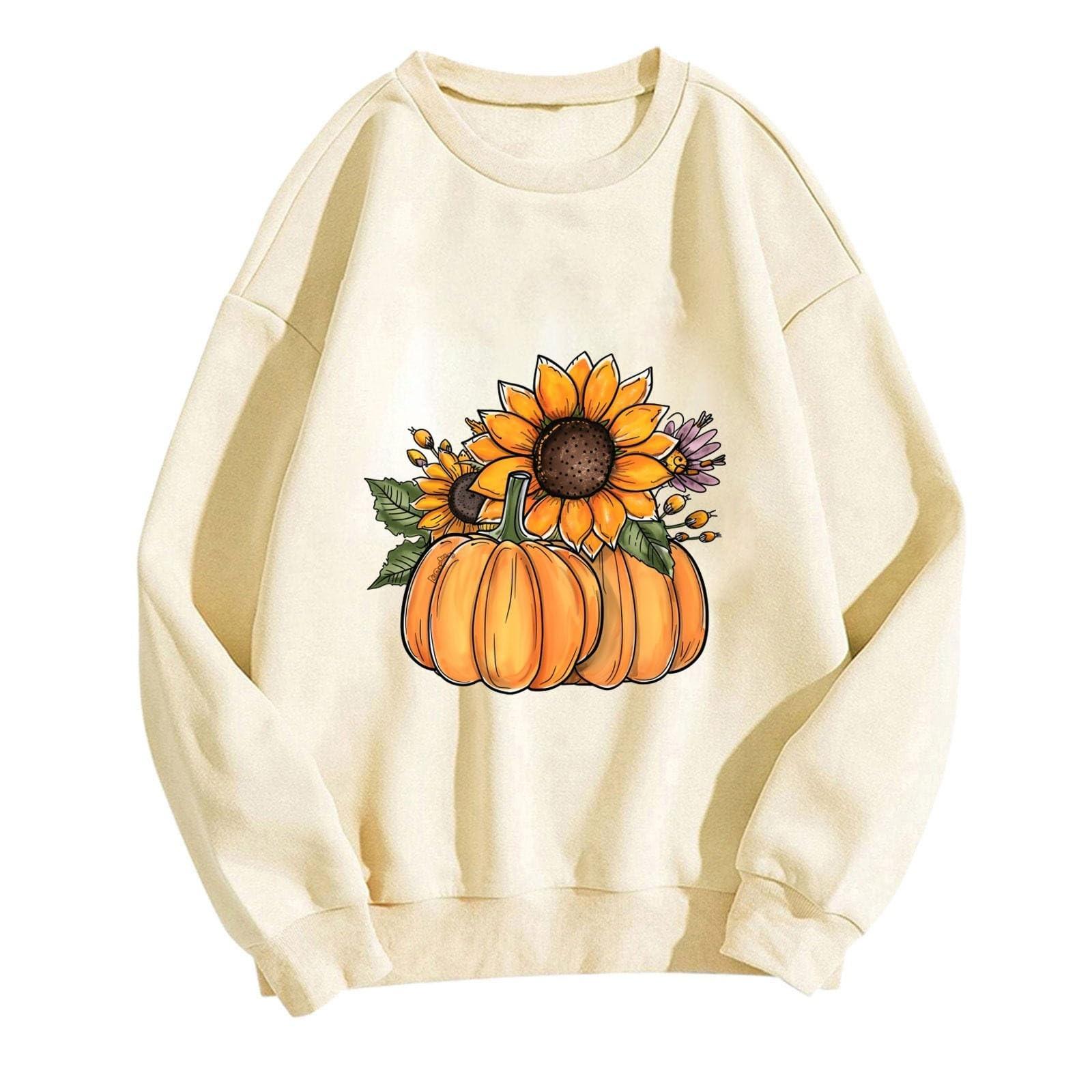 

Женские топы с круглым вырезом и принтом из хлопка, повседневная мода, длинный рукав, пуловер, топ, блузка XL хаки