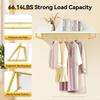 Wall-Mounted Clothes Rack, Modern Minimalist Heavy Metal Display Rack for Clothing Stores, Clothes Bar,Garment Hanger,Towel Rack