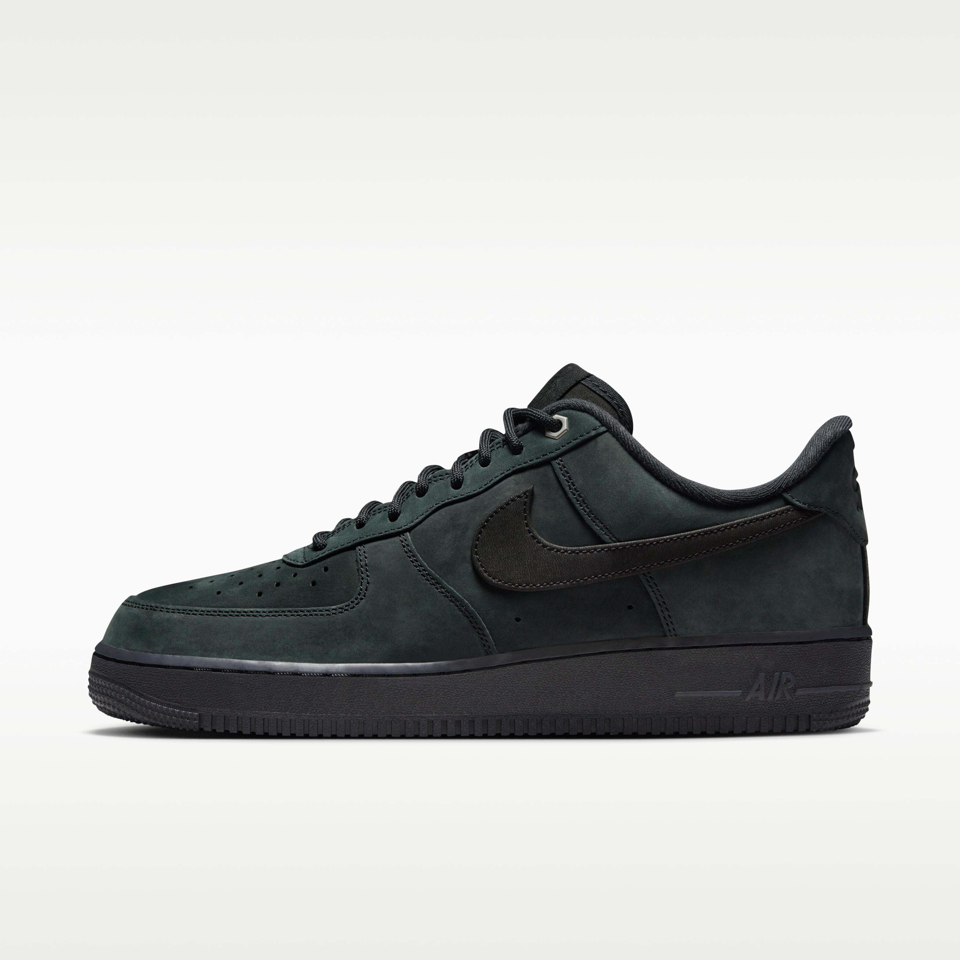 Nike Air Force 1 Low  07 WB Тройной Черный Нубук 39