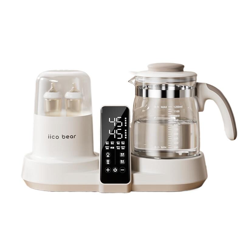 

Термостатический чайник, детский термостат, стерилизатор сосок для бутылочек, регулятор молока два в одном белый