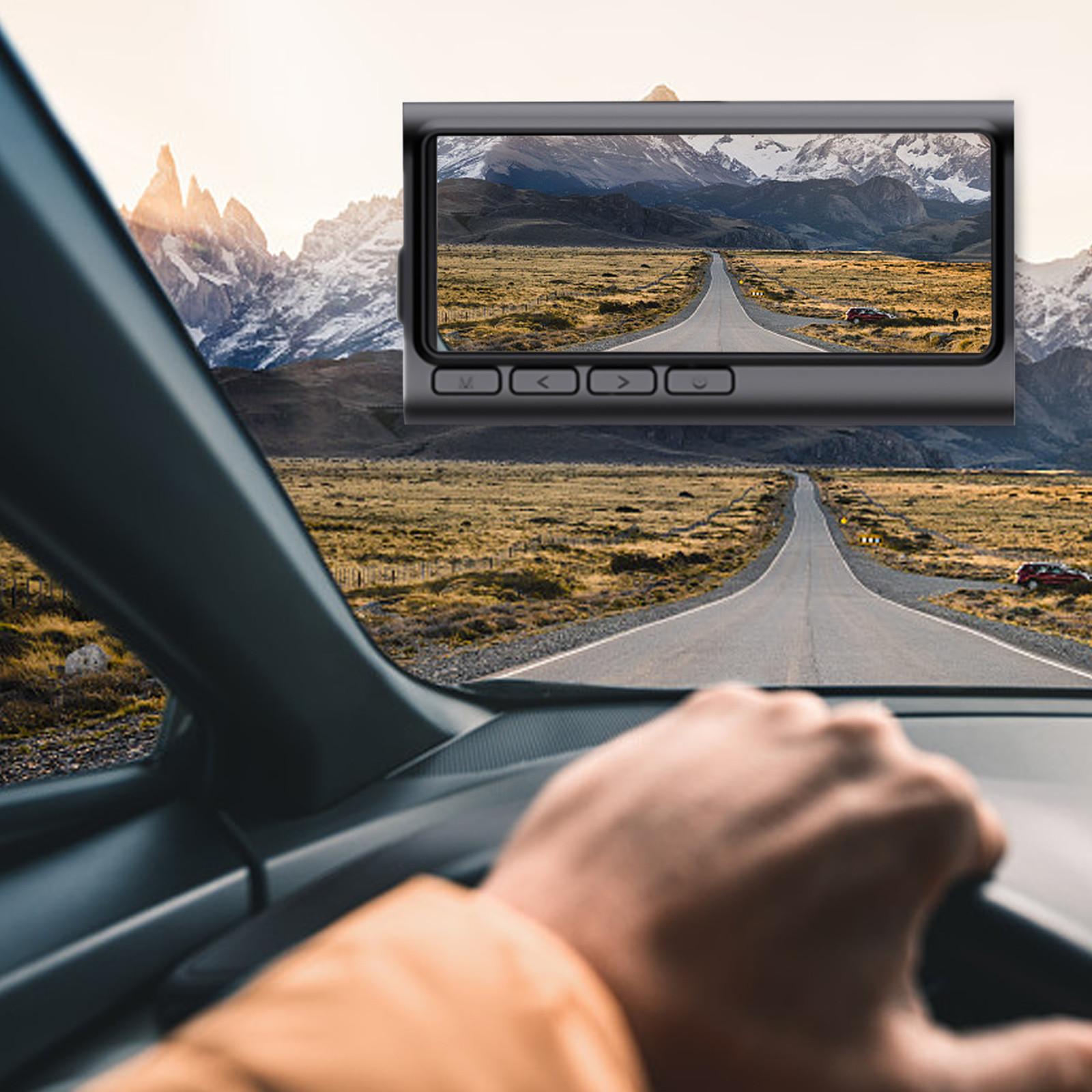 

Передня та задня камера реєстратора, вбудована подвійна камера Wi-Fi 1080P для автомобілів, відеореєстратор із 3,2-дюймовим дисплеєм, ширококутна камера 170°, нічне бачення, паркування Mo 15.5x11x7cm чорний