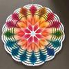 Colorful 10 Inch Mandala Wind Spinner for Garden Decor with 360 Hook Elegant Lawn Ornament Perfect Gift for Spring and Summer