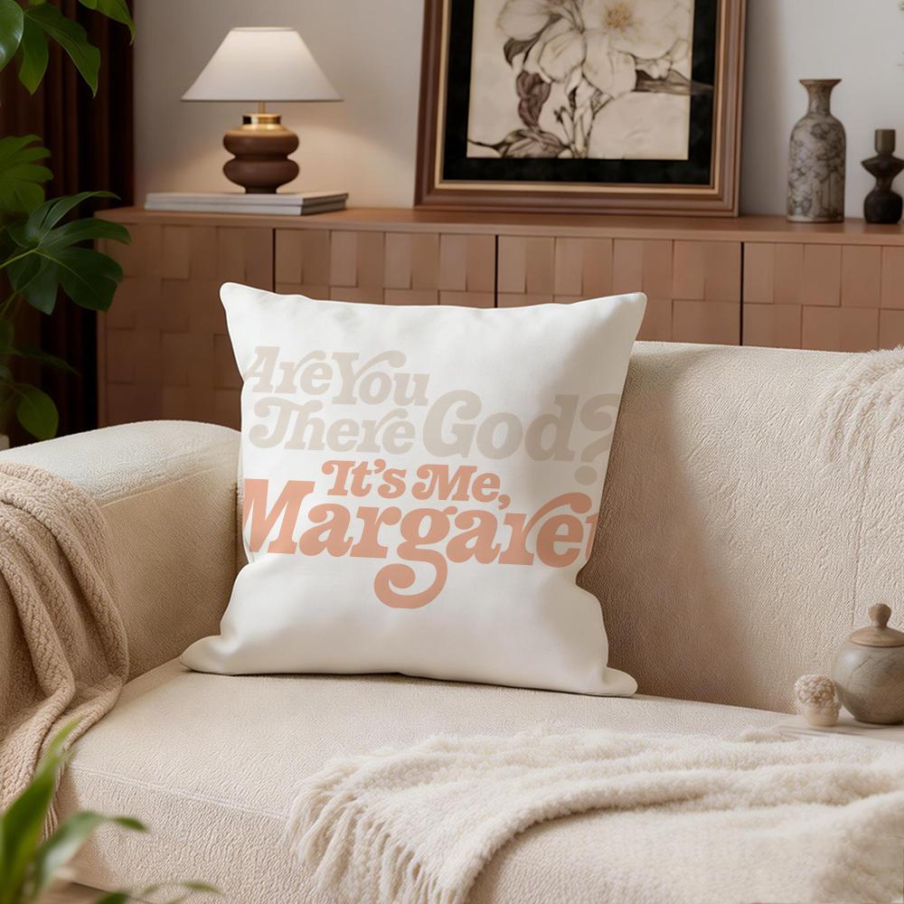 Are You There God Its Me Margaret Cushion Cover Cushion Cover Set 4Pcs 50x50 40x40 Pillowcase Decorative Sofa Home Decor