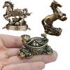 1 Stück Instant Glück und Erfolg Ornament Messing Pferd Tierkreiszeichen Reichtum Anziehend und Schützend Heimdekoration Chinesisches Neujahrsgeschenk