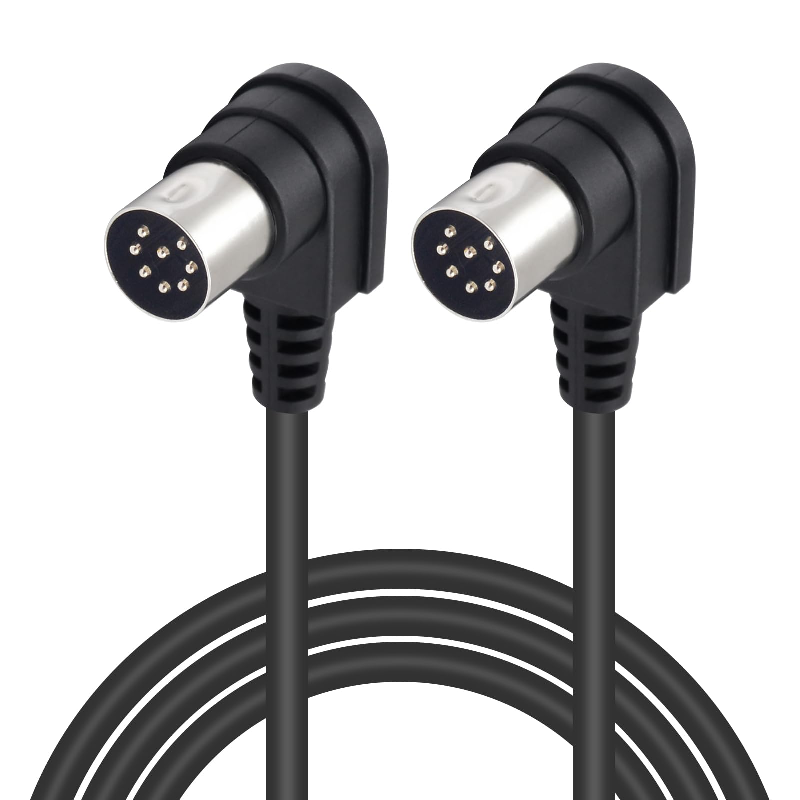 

Poyiccot DIN-разъем Прямоугольный DIN Папа-папа Кабель для динамика MIDI DIN-разъем DIN Совместимый с системой 8-контактный кабель, 8-контактный кабель, 8-контактный