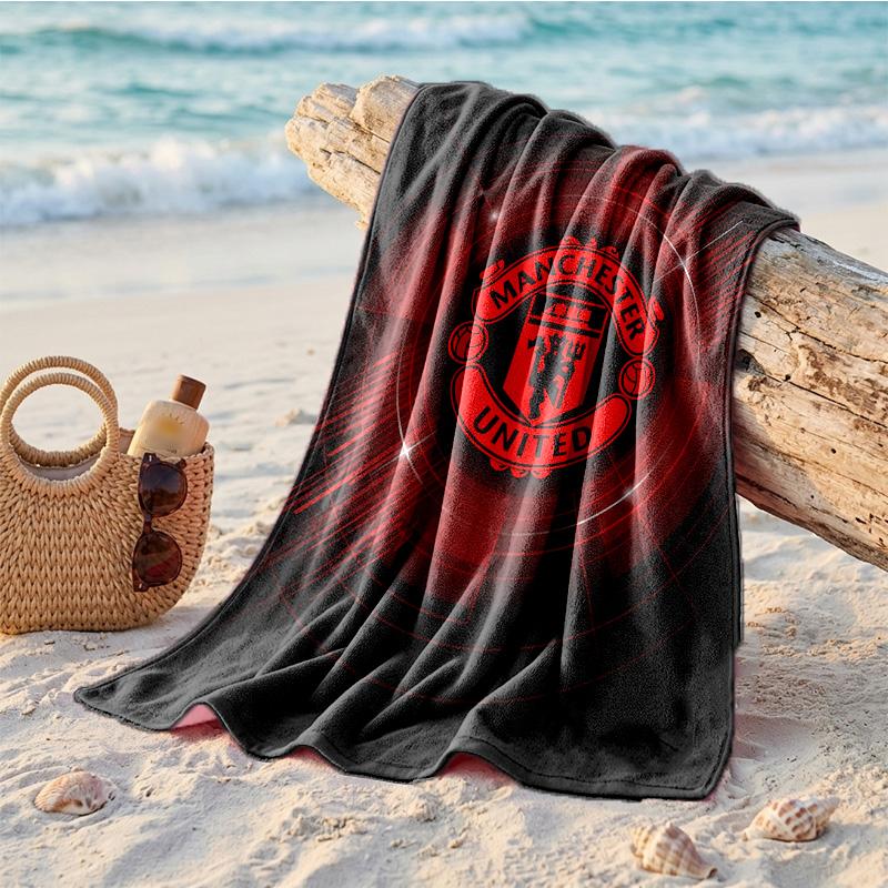 Manchester United Thema Strandtuch Weich Schnell?Trockenes Handtuch für den Sommerstrandurlaub beim Schwimmen
