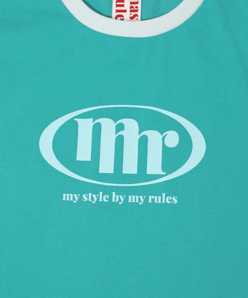 Maseumaluljeueopaeleol Signature Symbol Ringer T-Shirt_Teal Green