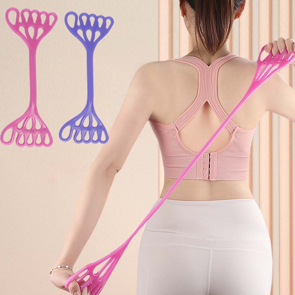 

Arm Exercise Yoga Stretching Belt Open Neck Stretch Exercise Elastic Rope Lady/Girls