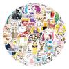 65 Sheets Alpaca Cartoon Graffiti Stickers for Notebooks and DIY Decoration