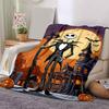 1pc Halloween Nightmare Mashup Soft Throw Blanket Flannel All Season Light Weight Living Room/Bedroom Warm Blanket. M7290118