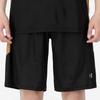 Under Armour Logo Print Mid-Rise Solid Color Moisture-Wicking Breathable Running Fitness Training Shorts Men Shorts Black 23500201-100