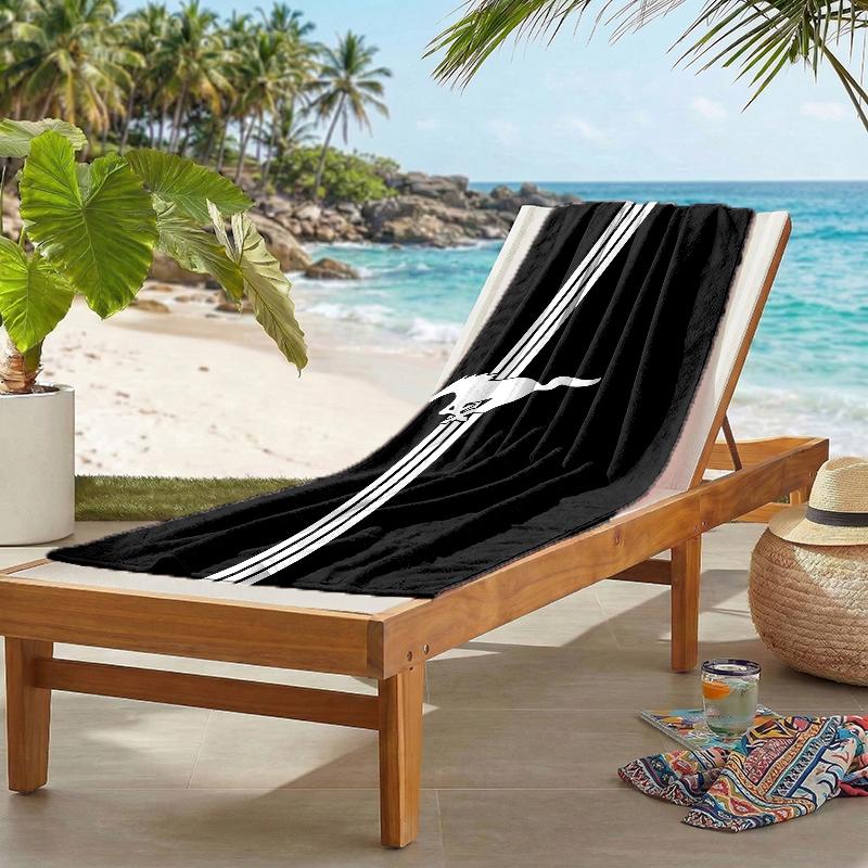 Mustang Fashion Beach Towel: Ideal for Summer Adventures Soft, absorbent and quick drying suitable for swimming and bathing