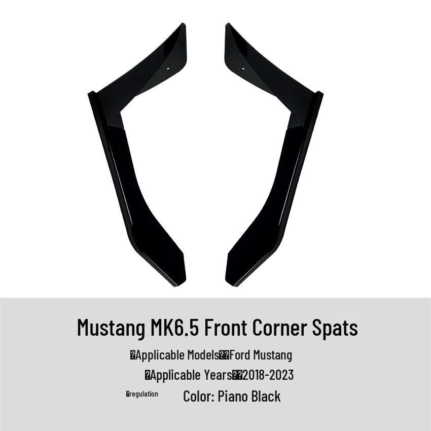 

Наклейка-спойлер в виде ветрового ножа на передний бампер для Ford Mustang MK6.5 2018-2023 годов выпуска Fits Ford Mustang MK6.5 2018-2023