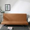 PU Leather Without Armrest Slipcover Elastic Sofa Bed Cover Anti-dirty Folding All-inclusive Couch Cover Pet Furniture Protector