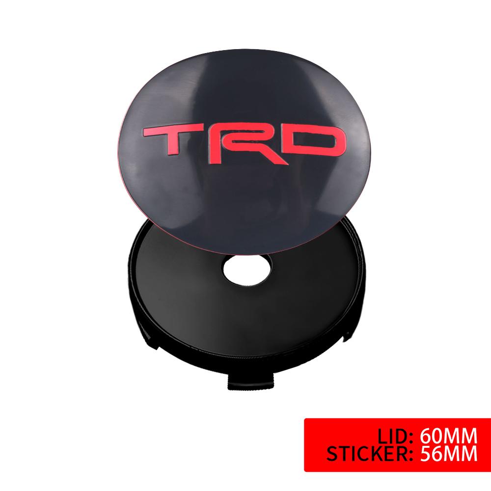 2026 Nuovo Per Toyota 4pz 56/60MM Tappi Centrali Mozzo Ruota Auto Coprimozzo Cerchione Decalcomanie Per Toyota Avalon Mirai Avensis Prado Hilux VVT-I 4W