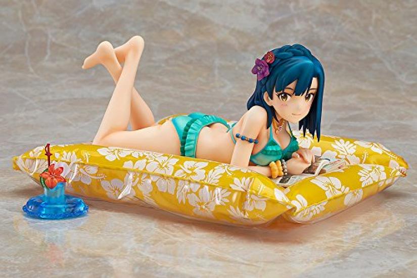 THE MILLION Yuriko Nanao Flowing Reading Space Scale Painted Finished Figure IDOLM@STER LIVE! Ver. 1/8 ABS&PVC