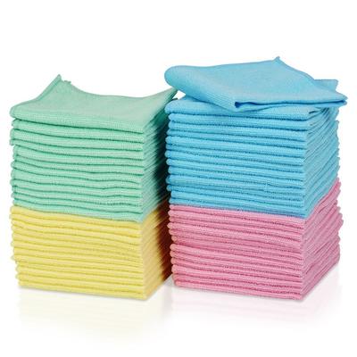 50x Microfiber Kitchen Cloths for Wiping and Cleaning