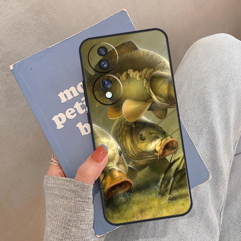 

CARP FISHING FISH Case For Honor Magic 8 Pro 5 6 7 Lite Cover For Honor 400 200 90 70 50 X8a X8b X9a X9b X9c Honor X8c