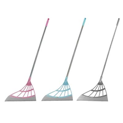 Multifunction Magic Broom 2-in-1 Sweeper Easily Dry the Floor and Remove Dirt Hangable Handle Design for Home Office