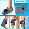 New Electric 3-in-1 Ankle Calf Foot Vibration Massager 6 Levels Hot Compress Massage Ankle Brace Plantar Fascia Leg Muscle Relax