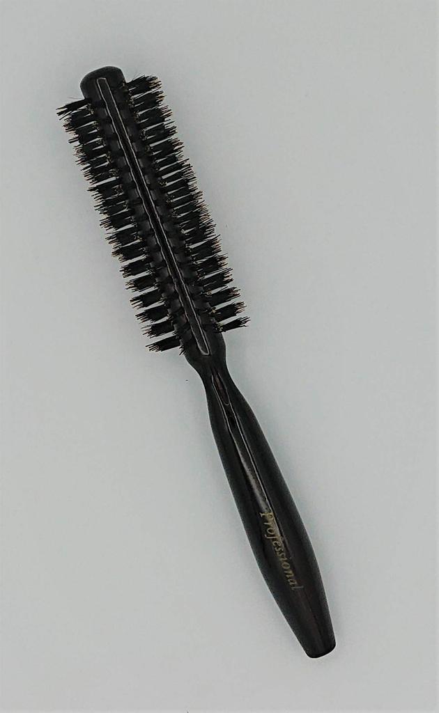 Roll Brush with Natural Bristles and a Wooden Perfect for Hair Handle, Care.