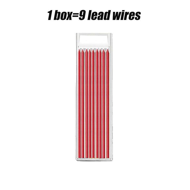 2.8mm Solid Carpenter Mechanical Pencil With Sharpener For Woodworking Construction Long Head Carpenter Pencil Stationery Tools