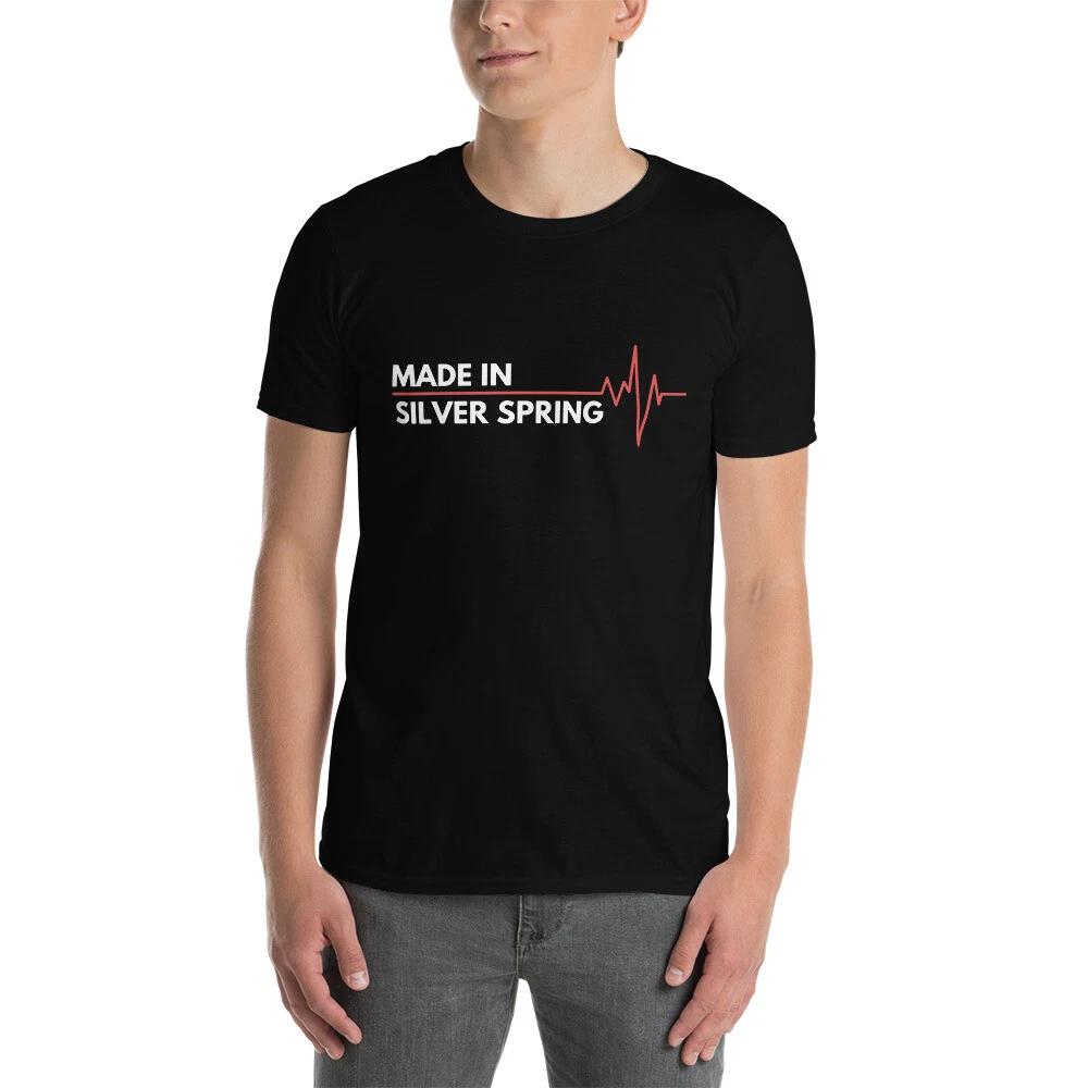 Made In Silver Spring Maryland Place Of Birth Birthplace T-Shirt S