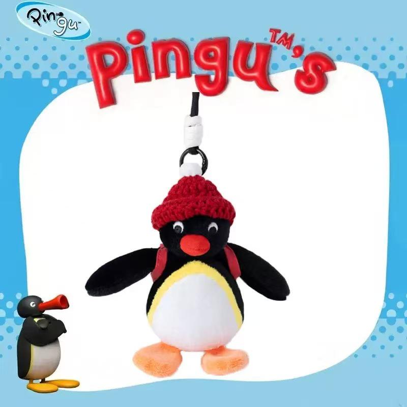 Portachiavi Peluche Pinguino Originale Bambola Ornamento per Zaini