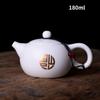 Ceramic Teapot, Chinese Kungfu Teaware, Small Tea Maker, Hand Grip Pot, Household Porcelain for Cha Drinkware