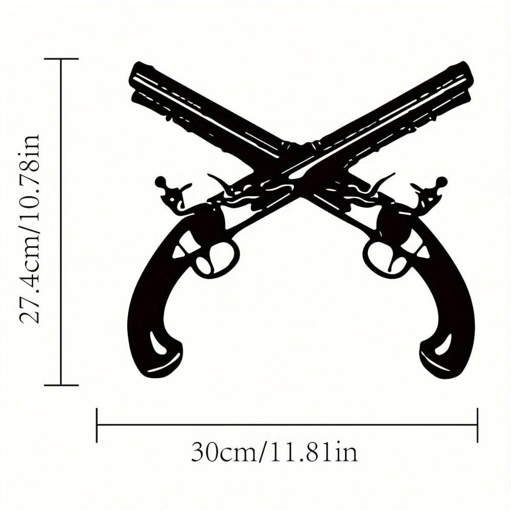 

Wrought Iron Wall Art Set of 2, Vintage Metal Decor for Man Cave, Bedroom TY6053 чорний