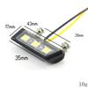 12V Motorcycle License Plate LED Light Motorcycle License Plate Warning Light Universal Tail Light Decor Motorcycle Accessories