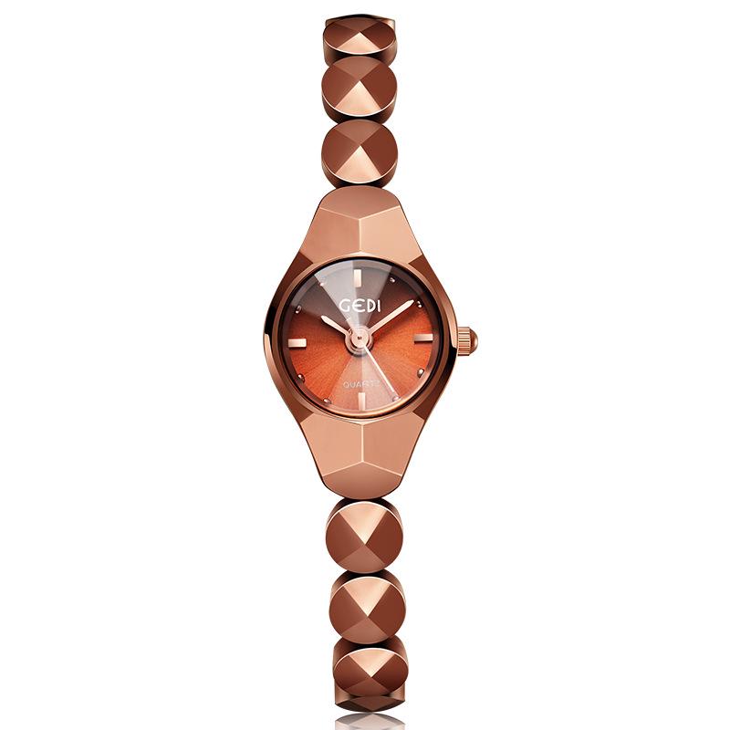 Brățară Aliaj Gedi Ceas Quartz Stil Studențesc - Ceas de Damă Mic și Exquis