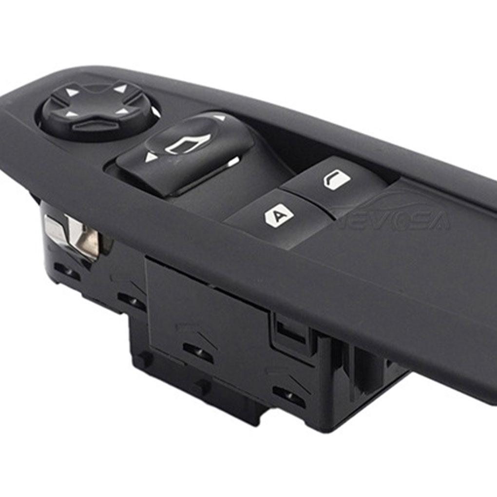 Black Easy-to-Install Auto Window Lift Switch Enhanced Performance For Vehicle Reliable Replacement As Shown