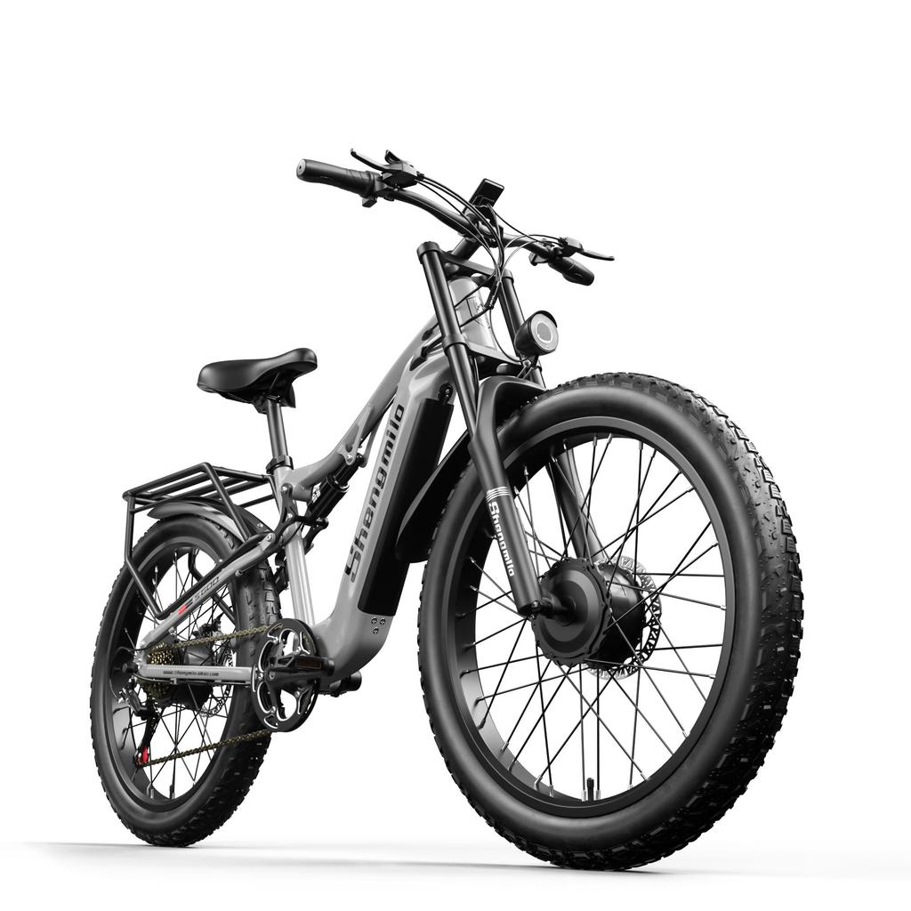 Shengmilo S600 All Terrain Adult E-Bike 2000W Dual Motor Electric Bicycle 48V18AH Battery  26 Inch Off-Road Tires Electric Bike
